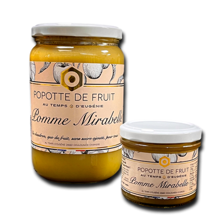 Popotte Pomme-Mirabelle – Compote artisanale  – Au Temps d’Eugénie