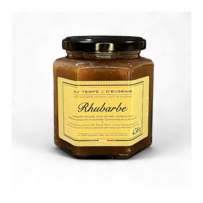 Confiture Extra de Rhubarbe – Confiture artisanale – Au Temps d’Eugénie