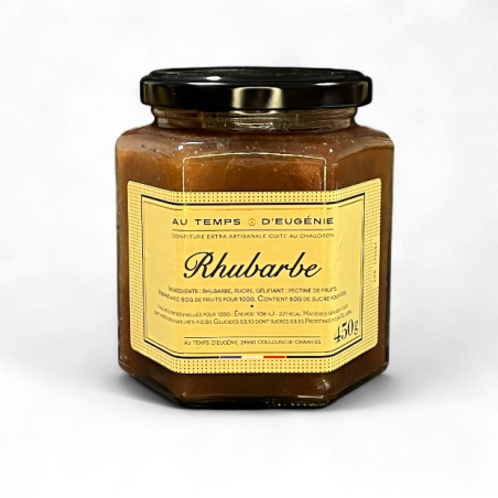 Confiture Extra de Rhubarbe – Confiture artisanale – Au Temps d’Eugénie