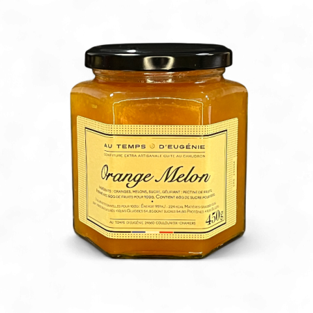 Confiture Extra d’Orange Melon – Confiture artisanale – Au Temps d’Eugénie