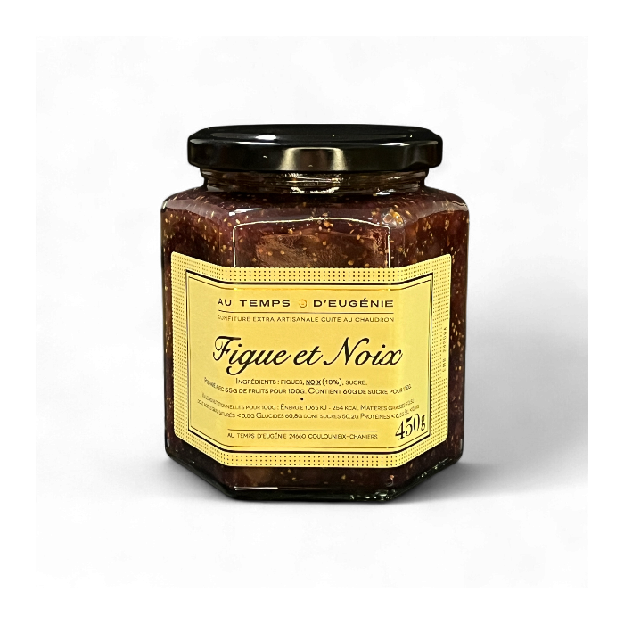 Confiture Extra de Figue et Noix – Confiture artisanale – Au Temps d’Eugénie