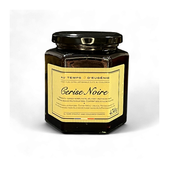 Confiture Extra de Cerise Noire – Confiture artisanale – Au Temps d’Eugénie