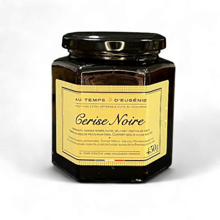 Confiture Extra de Cerise Noire – Confiture artisanale – Au Temps d’Eugénie