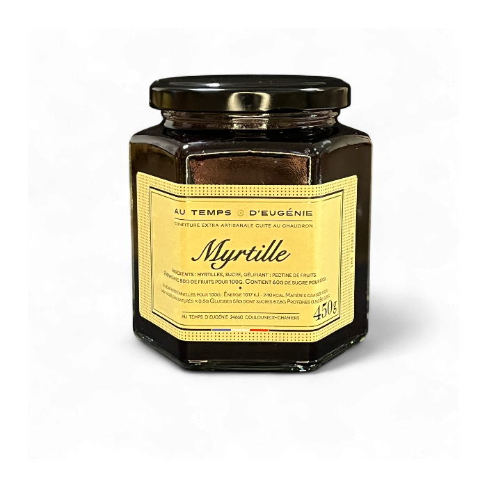 Confiture Extra de Myrtille – Confiture artisanale – Au Temps d’Eugénie