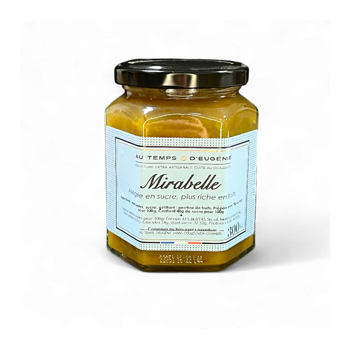 Confiture Extra Allégée de Mirabelle – Confiture artisanale – Au Temps d’Eugénie