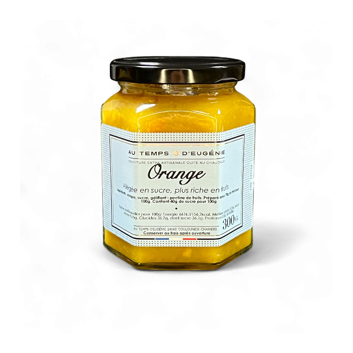 Confiture Extra Allégée d’Orange – Confiture artisanale – Au Temps d’Eugénie