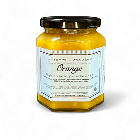 Confiture Extra Allégée d’Orange – Confiture artisanale – Au Temps d’Eugénie