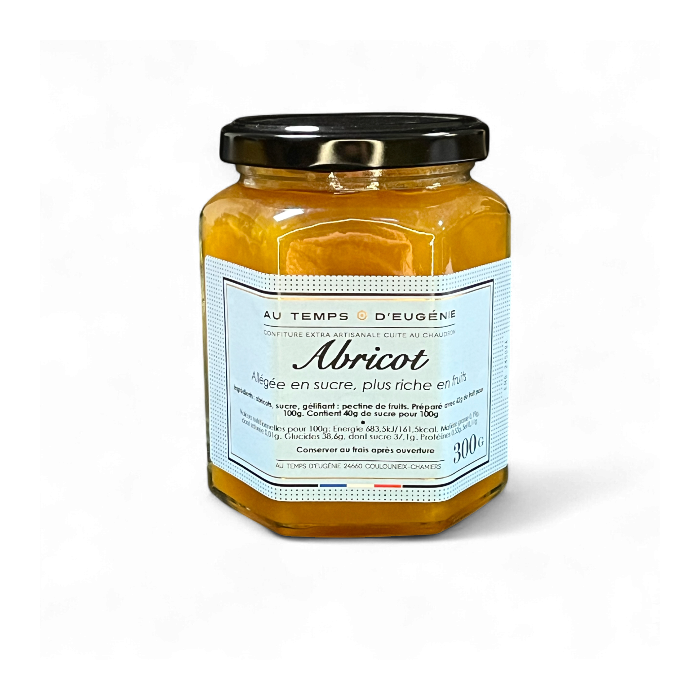 Confiture Extra Allégée d’Abricot – Confiture artisanale – Au Temps d’Eugénie