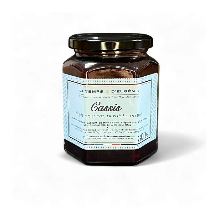 Confiture Extra Allégée de Cassis – Confiture artisanale – Au Temps d’Eugénie