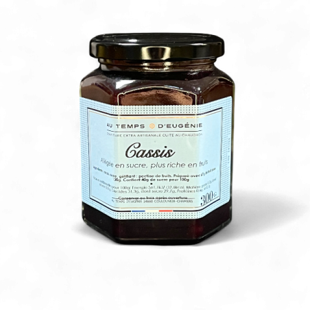 Confiture Extra Allégée de Cassis – Confiture artisanale – Au Temps d’Eugénie