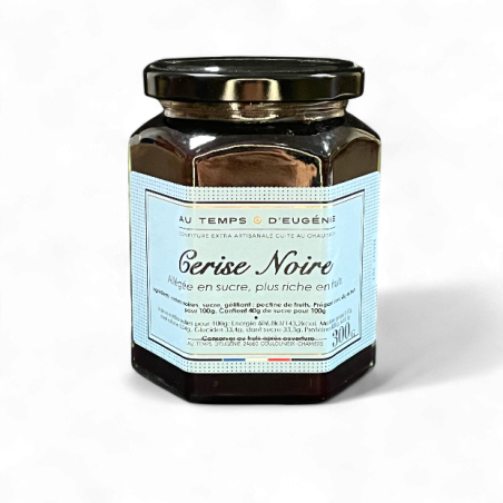 Confiture Extra Allégée de Cerise Noire – Confiture artisanale – Au Temps d’Eugénie