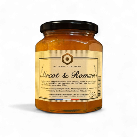 Confiture Aromatique Abricots Romarin – Fabrication artisanale – Au Temps d’Eugénie