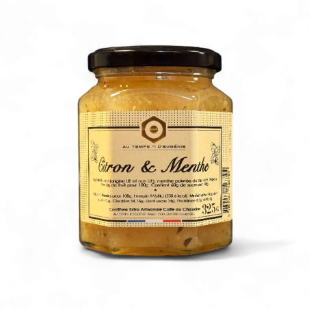 Confiture Citron Menthe Poivrée – Confiture artisanale – Au Temps d’Eugénie