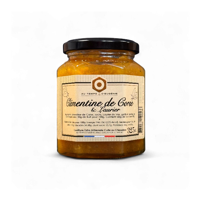 Confiture Clémentine Laurier – Confiture artisanale – Au Temps d’Eugénie