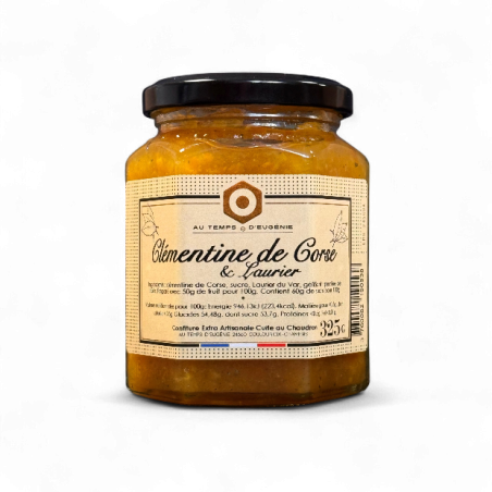 Confiture Clémentine Laurier – Confiture artisanale – Au Temps d’Eugénie