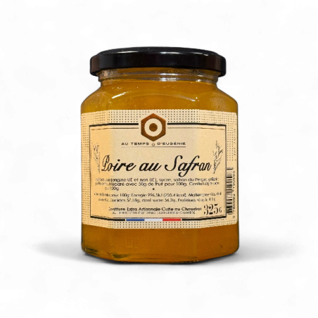 Confiture Poire au Safran – Confiture artisanale – Au Temps d’Eugénie